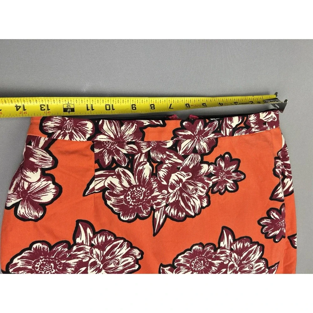 Anthropologie Maeve Women's 4 Bold Floral Salinas Pencil Skirt (Read) - Picture 5 of 12
